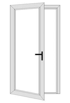 uPVC Casement Door