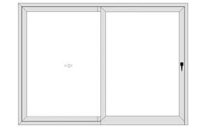 uPVC double glazed windows and lift slide windows price